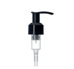 Black 24/410 PP lotion pump with 10" dip tube. Smooth collar and tested